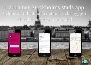 Stockholm stads app för högdalen hemsida